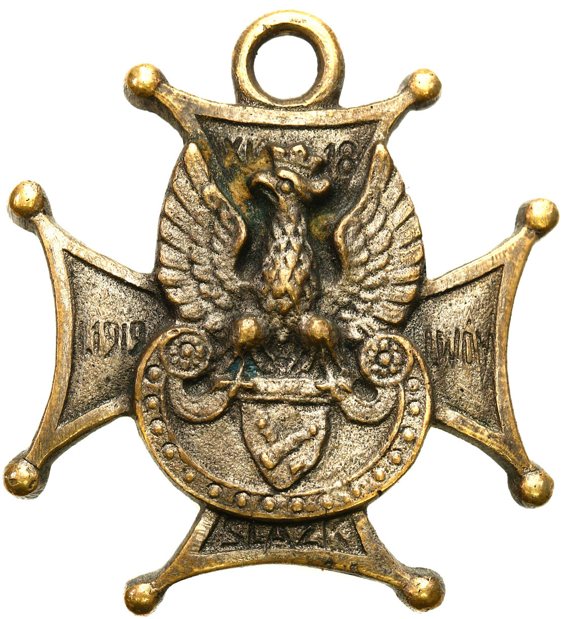 II RP. Artyleria Krzyż Armii Ochotniczej 1920